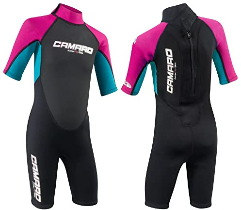 Camaro Junior's Flex Shorty REVO Girl - Muta in neoprene per bambini, 3/2 mm
