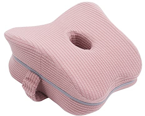 Gearific Knee Pillow, Orthopedic Memory Foam Leg Pillow for Hip Pain Sciatica, Leg Pain, Knees Pain, Pregnancy Bed Leg Cushion for Side Sleepers