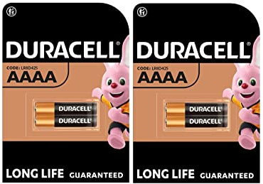4 x Duracell AAAA Alkaline (2 Blister mit je 2 Batterien) 4 Batterien