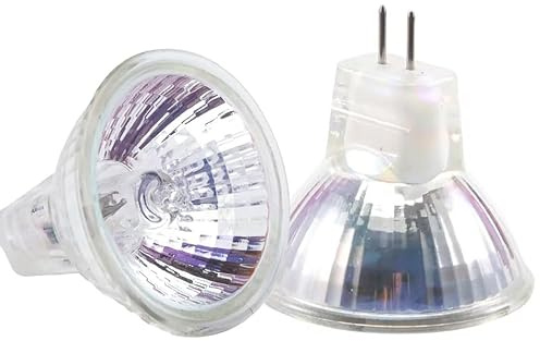 UGEFKMQ Lampadine Alogene Mr11 12V 20W Lampada Alogena MR11 con Attacco a 2 Pin G4 Faretto Lampade Alogene A Risparmio Energetico Bianco Caldo 2700K,10 W,1 Pc
