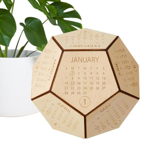 NGUMMS Lustiger Tischkalender 2024, Tischkalender aus | Dodekaeder-Würfelkalender stehend | Tischkalender Lustige Desktop-Dekorationen, Geschenke für Liebhaber
