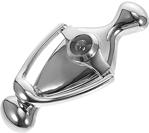 Yardenfun Türklopfer mit Türspion aus Zinklegierung Verbreiterter Sockel Ergonomischer Griff Haustürklopfer und Einfache Installation