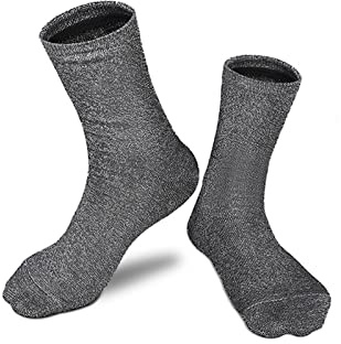 KONGMM Schnittschutzhandschuhe 1 Paar Sicherheitsfüße Schutzsocken Fußschützer Outdoor-Aktivitäten Camping Jagd Angeln Sportbekleidung