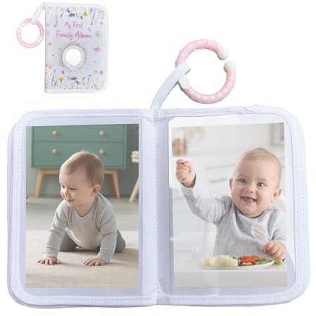 Album Fotografico Per Bambini,Album Crescita Bambini - Libro Fotografico Portatile Per Viaggi, Vacanze, Scuola, Casa