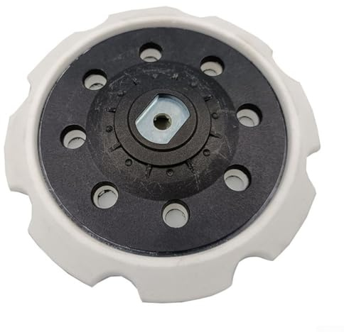 Yuanpgky Almohadilla de lijado de 6 pulgadas y 8 agujeros y placa trasera para lijadora orbital aleatoria, compatible con accesorio PC5000C y máquina de lijado A-60791, interfaz de bucle de 150 mm