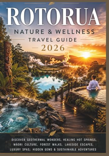 ROTORUA Nature & Wellness Travel Guide 2026: Discover Geothermal Wonders, Hot Springs, Māori Culture, Redwoods Forest, Scenic Lakes, Wellness Retreats, Hidden Gems & Outdoor Adventures in Rotorua.