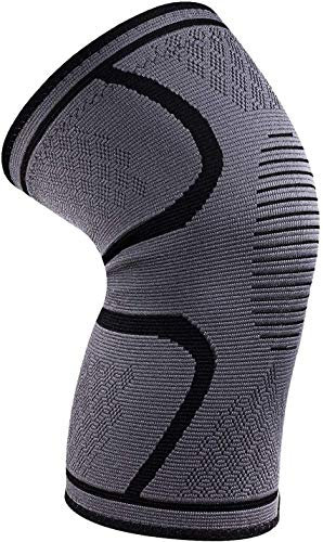 Knee Brace Support,iBuger Compression Knee Sleeve for Meniscus Tear,Open-Patella Stabiliser,Arthritis,Sports Injury Rehabilitation & Protection Against Reinjury,Single (Medium)