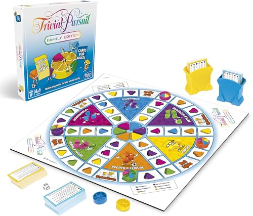 Hasbro Gaming Trivial Pursuit Family Edition Adult Game