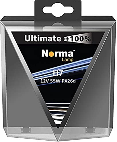 Norma 213607–302 H7 Lampe de phare Twin Box Ultimate halogène avec 100% 12 V 55 W PX26d