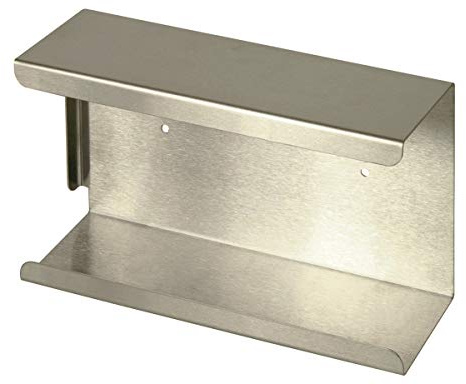 Handschuh-Halter aus Edelstahl, Handschuh-Spender, Wandhalterung Einmalhandschuhe, Handschuh-Dispenser, Größe: 25 x 13 x 7.5 cm