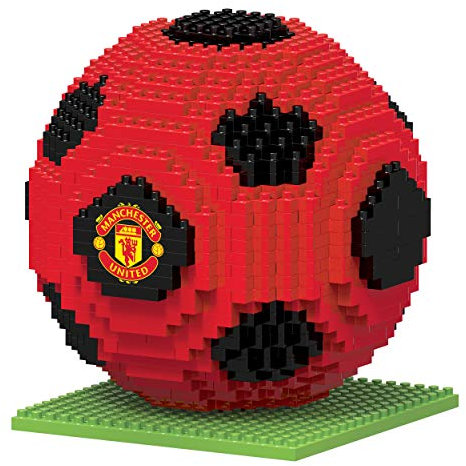 FOCO BRXLZ Manchester United FC Football Premier League Championship Logo Team Building Set 3D Construction Toy