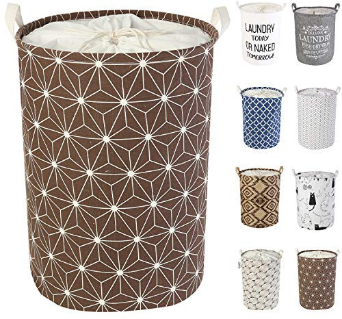 LessMo 19,7 Paniers à Linge, Paniers à Linge Pliable Grand Bac de Rangement en Tissu Corbeille à Linge pour Organiser Chambre d'enfants, Jouets, Vêtement