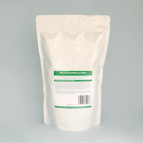 Chelato di Ferro 6% Fe-EDDHA orto orto 4,8%. Nutriente per piante. Ferro chelato. Evitare la clorosi (5kg)