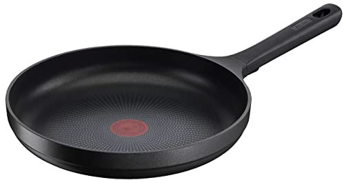 Tefal G61206 Trattoria Pro Bratpfanne 28 cm | Aluguss | unbedenkliche Antihaftversiegelung | Thermo-Signal Temperaturanzeiger | für alle Herdarten geeignet | induktionsgeeignet | Schwarz