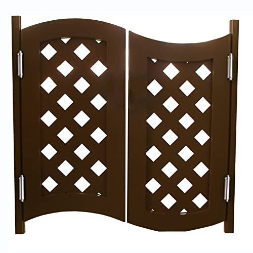 ANEEZ Saloontür Europäische Retro-Pendeltüren, Salontüren Im Klassischen Landhausstil, Massivholz-Café-Tür mit Halber Taille und Scharnieren – Inklusive Türgriff