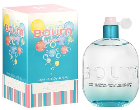 JEANNE ARTHES - Eau de Parfum Femme Boum Savon - Floral & Frais - Rose et Jasmin - Fabriqué en France à Grasse - Cadeau Femme - Flacon Vaporisateur 100 ml