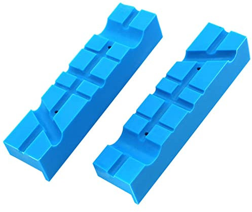 Morsa per trapano a pressa, 2 pezzi, con ganasce magnetiche da banco, multi-scanalatura, per fresa e fresa per trapano per trapano a pressa, lavorazione del legno, tavolo fisso
