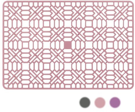Silikon SpüLbeckeneinlage, Zusammenklappbar rutschfeste SpüLbeckenmatte Silikon 40x27 cm, Silikon Abtropfmatte SpüLe, Spülmatte zum Abstellen und Trocken von Besteck und Umweltfreundlich in Küche