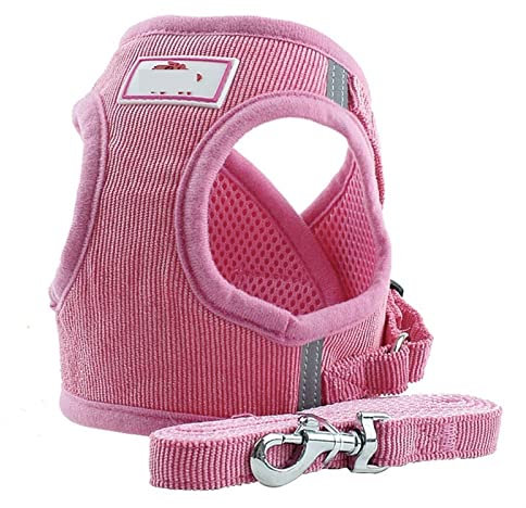 EUTYRG Haustier-Hundegeschirr, Hundegeschirr, kein Ziehen, verstellbar, Welpen-/Katzenhalsband, personalisiertes Hunde-Mops-Zubehör, Weste, Geschirre