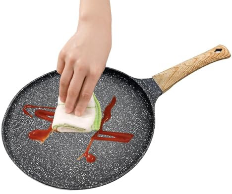 Padella Per Hamburger A Induzione | Induzione Della Padella | Fornello Per Padella | Padella A Induzione Con Rivestimento Antiaderente Per Un Facile Rilascio Di Alimenti Come Uova, Hamburger E Bistecc