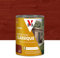 V33 Lasure Bois extérieur Acajou - Protection Classique 4 ans - Protège du grisaillement - Direct bois neufs ou anciens - Texture anti-goutte - 0,75L