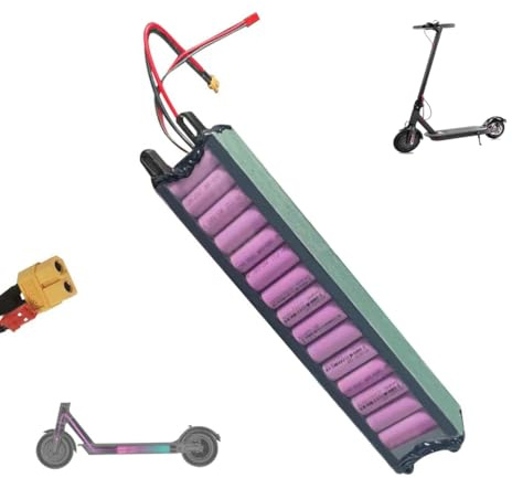 JCXYL EV Batería de Scooter eléctrico de 36 V, 6,6 Ah, 7,8 Ah y 10,4 Ah. Batería de Iones de Litio extraíble de 36 voltios para Motor de Scooter de 0 a 400 W con Conector XT60 JST.,36v 6.6ah