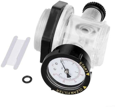 273564Z Kit de válvula de liberación de aire manual con manómetro compatible con II TR100C TR140C TR100C 3 TR140C 3 filtros de arena Sistema de filtración de piscina spa