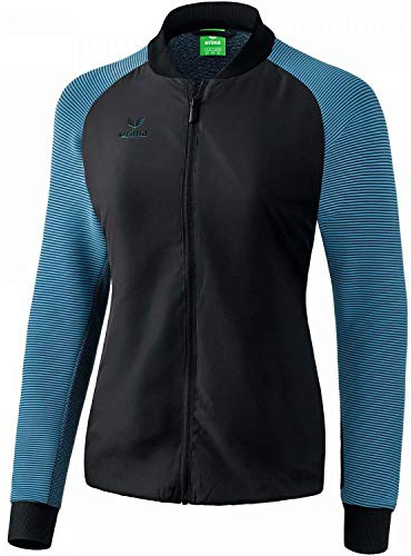 ERIMA Damjacka Premium One 2.0 fritidsjacka, svart/niagara, 36, 1021802