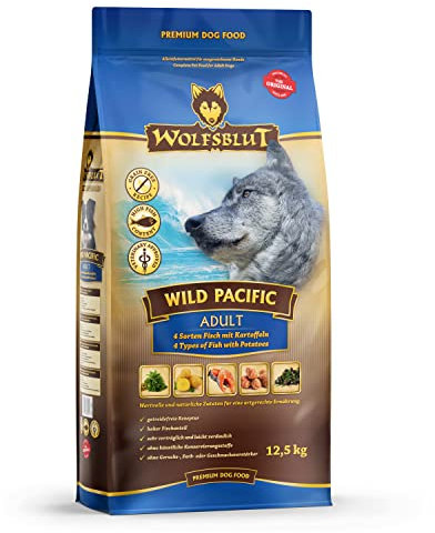 Wolfsblut - Wild Pacific - 12,5 kg - Seefisch - Trockenfutter - Hundefutter - Getreidefrei