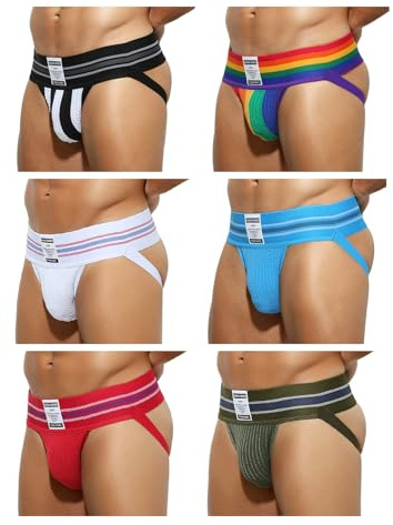 Casey Kevin Jockstrap Hombre Suspensorio Deporte Slips Ropa Interior Sexy String Tanga