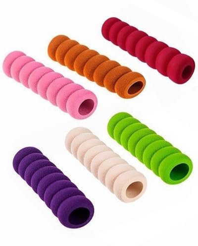 TOZBLEU türklinkenpuffer - 6 pcs 6 Farben Türklinkenpuffer, Türgriff-Schutz, Schaumstoff Griff-Abdeckungen Zum Schutz Von Wänden Und Möbeln