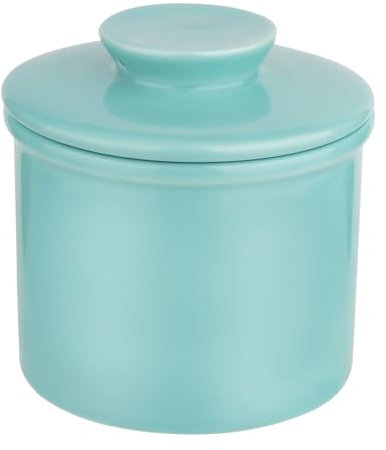 XTDMJ Burriera francese, in ceramica, per burro fresco e spalmabile