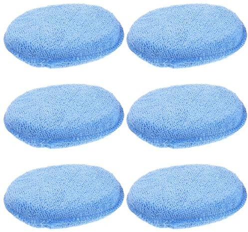 Cabilock 6piezas Esponjas Aplicadoras De Cera para Coche Herramienta para Encerar Autos Esponja Aplicadora para Cera Accesorios Cuidado del Coche Aplicador De De Coches
