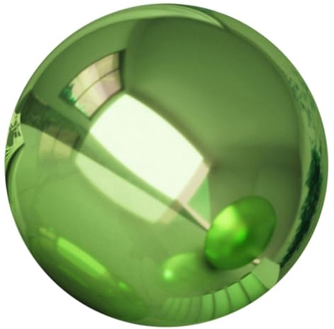 COLLBATH Bola de Acero Inoxidable Reflectante - Adorno de Globo de Espejo Pulido de 12 cm - Esfera de Espejo Decorativa para jardín, césped, Patio y reuniones.