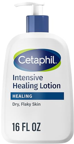 Cetaphil Lotion ultra-cicatrisante avec céramides pour peaux sèches, rugueuses et squameuses, flacon de 473,6 g