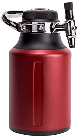 GrowlerWerks UKeg Go - Dispensador de bebidas carbonatadas para cerveza, refrescos, sidra, Kombucha y cócteles, 6 oz, Chile