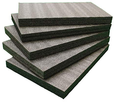 Tool Foam Drawer Liner - Charcoal Grey - 30/55mm Depth - A3 55 x 415 x 275mm - Pack of 5