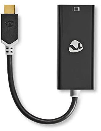 NEDIS Adaptador USB-C a Mini DisplayPort con Modo Alt DP (4K 60Hz) / Negro - 0,15 Metros