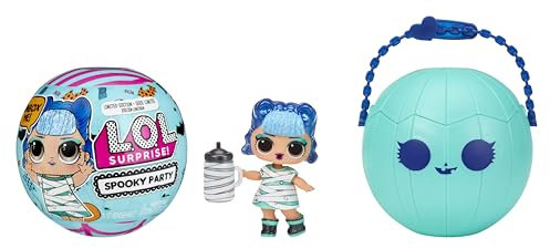 L.O.L. Surprise! Spooky Party - Glitter Ghost - Limited Edition Doll with 7 Surprises - Pumpkin Ball Packaging for Trick-or-Treating - Suitable for Collectors and Kids Ages 4+