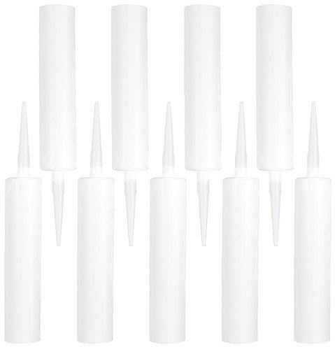 Uonlytech 9pièces Tubes De Calfeutrage Réutilisables Pour Et Réparations Outils De Jointoiement Pour Carrelage Et Fissures