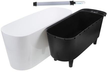 Milisten Blumentopf Wasserstandsanzeige Selbstbewässernder Pflanzkübel Platzsparendes Design Für Zuhause Deko