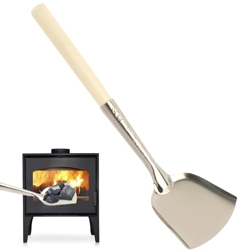 BWWNBY Fireplace Ash Shovel, Wood Long Handle FirePit Shovel, Pizza Oven Cleaner, FireStove Shovel, Garden Shovel, Coal Hand Shovel, Fireplace Trowel Ash Sweep Farm, Fireplace Tools