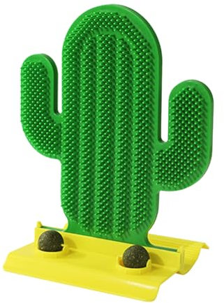 Catnip Scratch Pad – Grattoir à chat en forme de cactus, griffoir pour chatons, entraînement avec à chat, alimentation interactive à griffes pour animaux de petite taille et moyenne
