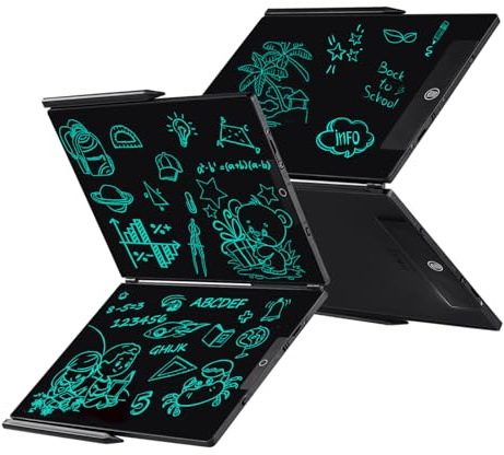 Czemo LCD schreibtafel Erwachsene 14.3 Zoll,Wiederverwendbar LCD-schreibtafeln Erwachsene, Digitales Zeichenbrett mit 0.5mm Monochromlinien, Schreib-Zeichenblock für Notizen, Memo, to-Do-Listen
