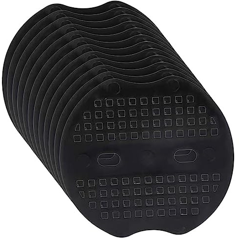 Toddmomy Grapas De Jardinería u Almohadilla De Césped para Fijar Césped y Tiendas, 40 Piezas 6,8x6,5 Cm Negras, Resistentes y Antiarrastre para Uso Jardín y Camping