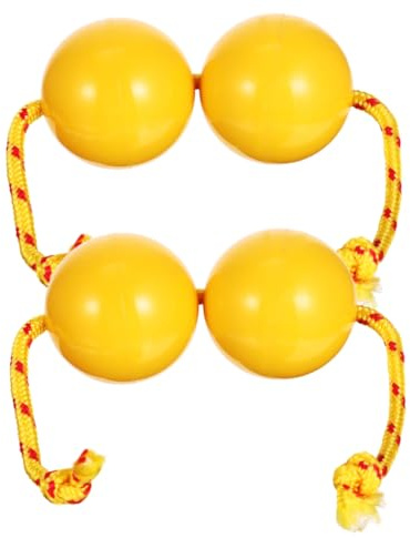Gatuida 2pcs Jouets de Percussion pour Garçon et Filles en Abs Jaune, Jouets Musicaux Multifonctions D’œuf pour Apprentissage du Rythme et Jeu Musical