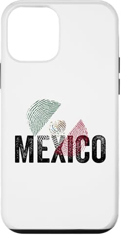Proud Mexico Identity Flag Fingerprint Heritage Gift Travel Case for iPhone 12 mini