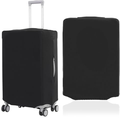 COYUN 1 Pcs coprivaligia Cover Proteggi Copertura per Valigie Protettore di bagagli Custodie Protettive per Valigie Copertura della Valigia Copri Valigia Riutilizzabile Ottimo per viaggiare(Nero, XL)