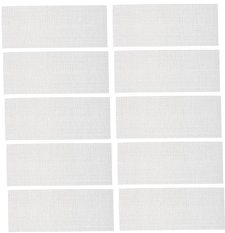 UPKOCH 10PCS Stainless Steel Moss Mesh for Fish Tanks Aquatic Plant Netting with Proper Easy Installation for Aquarium Carpet and Moss Wall Decoration