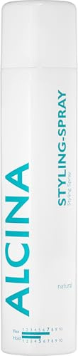 ALCINA Natural Styling-Spray Aerosol | 1 x 500 ml | Natürlicher Halt und maximale Spannkraft vom Haaransatz bis in die Spitzen | Perfekt für Hochsteckfrisuren | Keine Rückstände | Auskämmbar